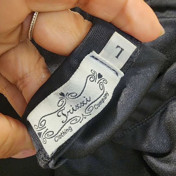 Trixxi Black Strapples Party Short Dress size L (Juniors) - Picture 9 of 13